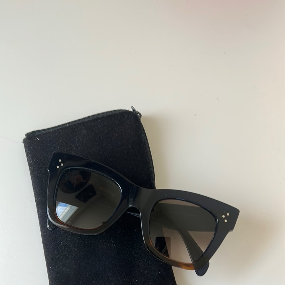Authentic Celine 50MM Square Cat Eye Sunglasses